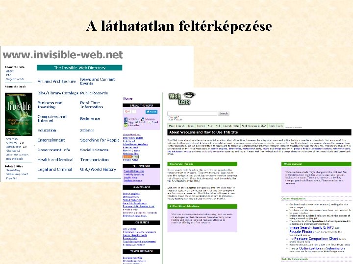 A láthatatlan feltérképezése 38 A láthatatlan feltérképezése 38