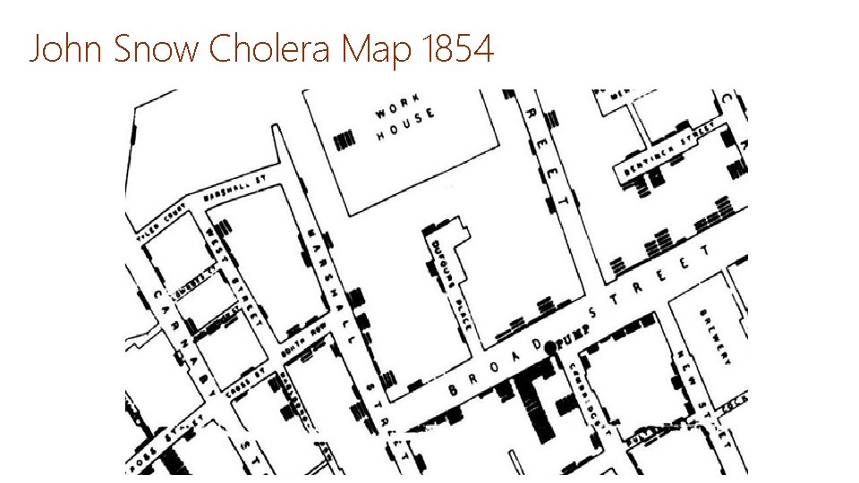 John Snow Cholera Map 1854 