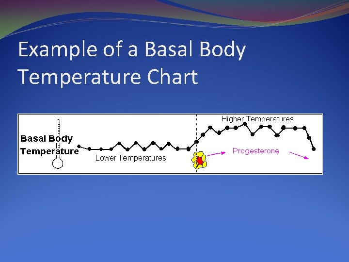 Example of a Basal Body Temperature Chart 