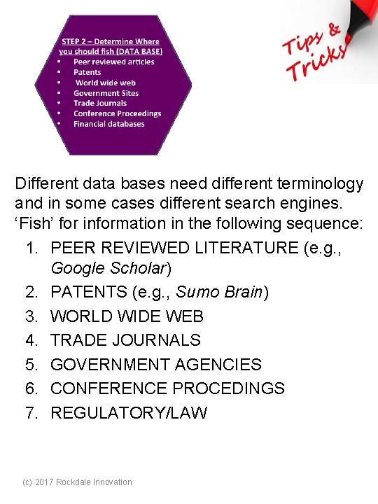 Different data bases need different terminology and in some cases different search engines. ‘Fish’