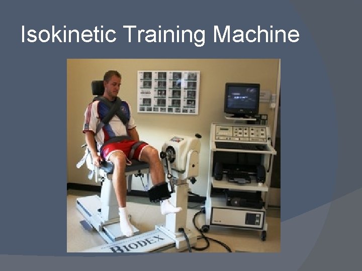 Isokinetic Training Machine 