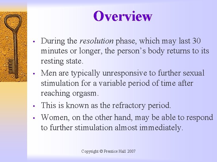 Overview • • During the resolution phase, which may last 30 minutes or longer,