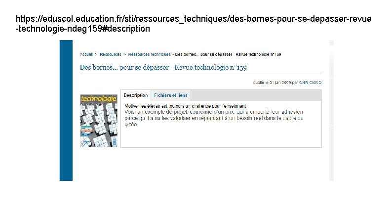 https: //eduscol. education. fr/sti/ressources_techniques/des-bornes-pour-se-depasser-revue -technologie-ndeg 159#description 