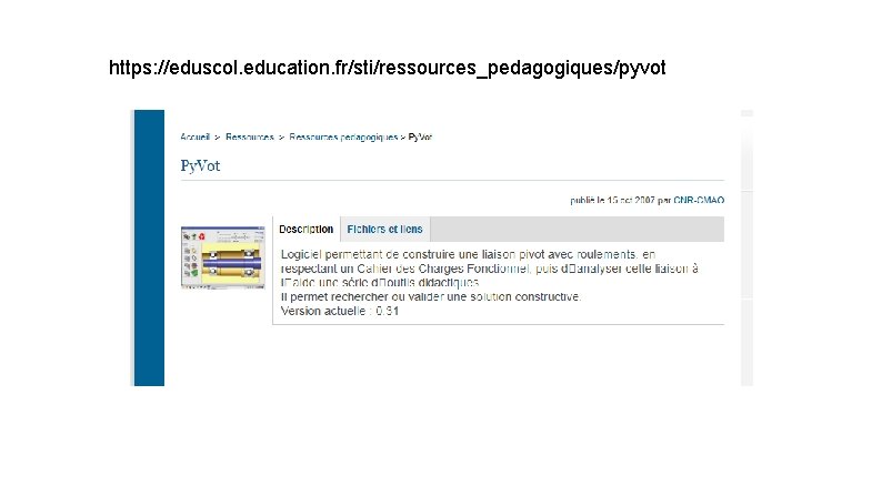 https: //eduscol. education. fr/sti/ressources_pedagogiques/pyvot 