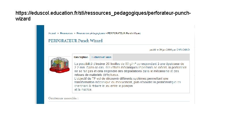 https: //eduscol. education. fr/sti/ressources_pedagogiques/perforateur-punchwizard 