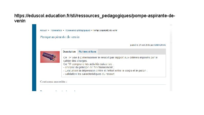 https: //eduscol. education. fr/sti/ressources_pedagogiques/pompe-aspirante-devenin 