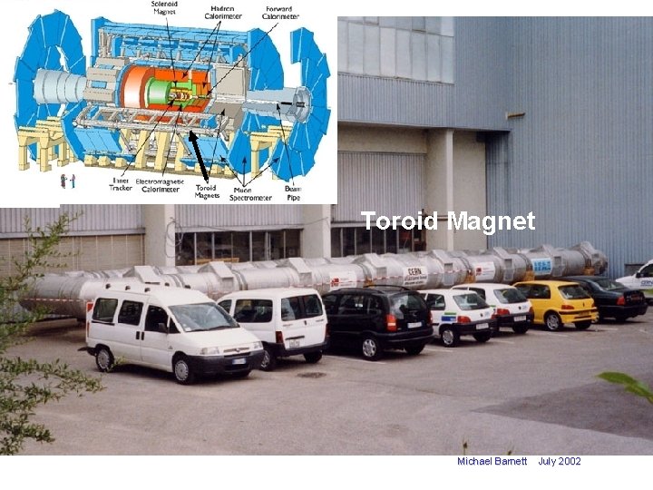 barrel cryostat Toroid Magnet Michael Barnett July 2002 