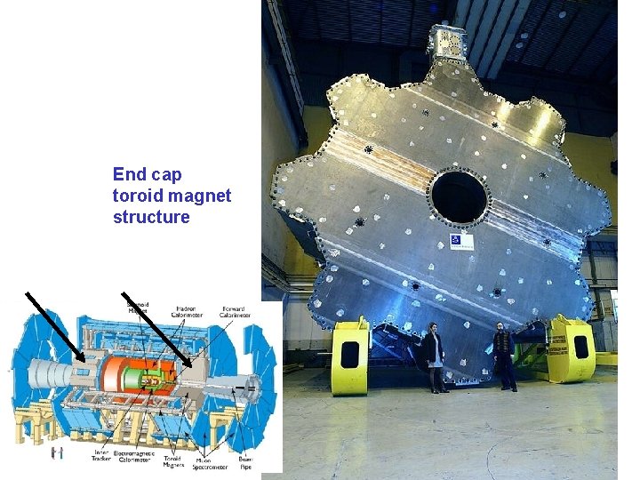 End cap toroid magnet structure Michael Barnett July 2002 