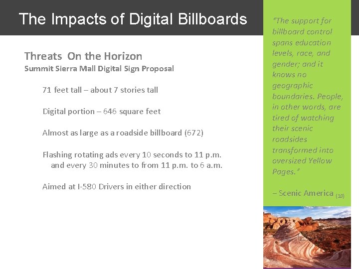The Impacts of Digital Billboards Threats On the Horizon Summit Sierra Mall Digital Sign