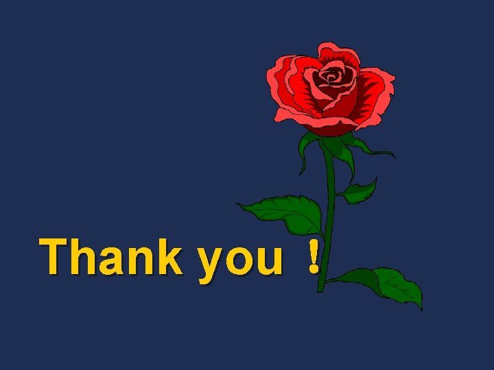 Thank you ！ 