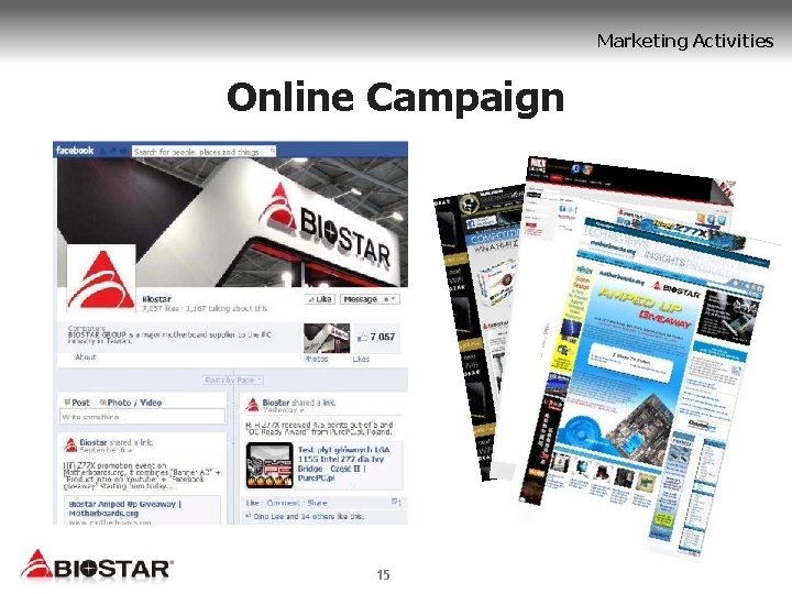 Marketing Activities Online Campaign 15 