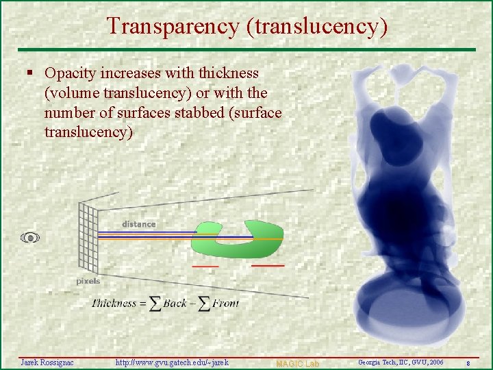 Transparency (translucency) § Opacity increases with thickness (volume translucency) or with the number of