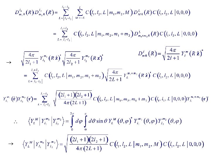 3 Spherical Tensors Spherical tensors Objects that transform