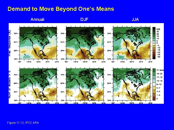 Demand to Move Beyond One’s Means Annual Figure 11. 12, IPCC AR 4 DJF