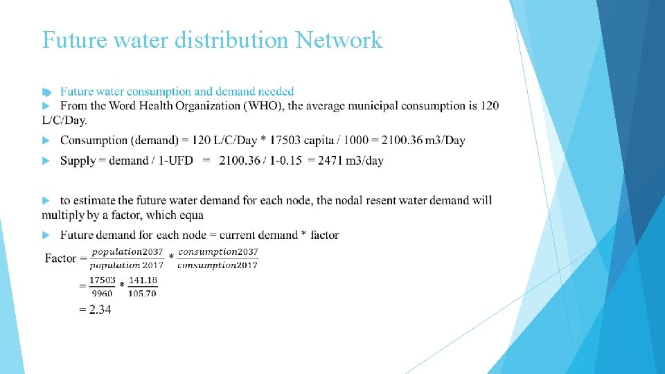 Future water distribution Network 