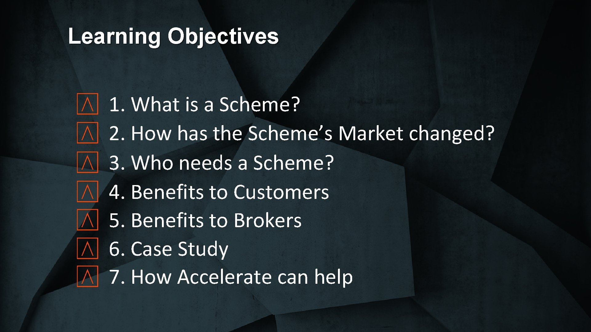 Learning Objectives 1. What is a Scheme? 2. How has the Scheme’s Market changed?