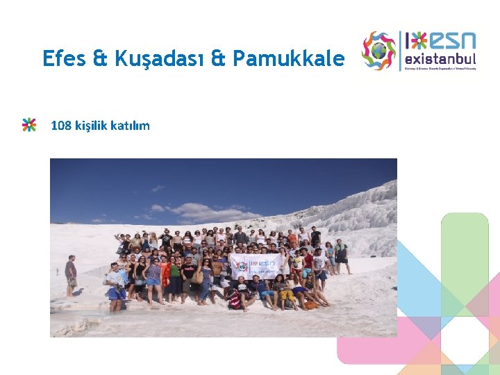 Efes & Kuşadası & Pamukkale 108 kişilik katılım 