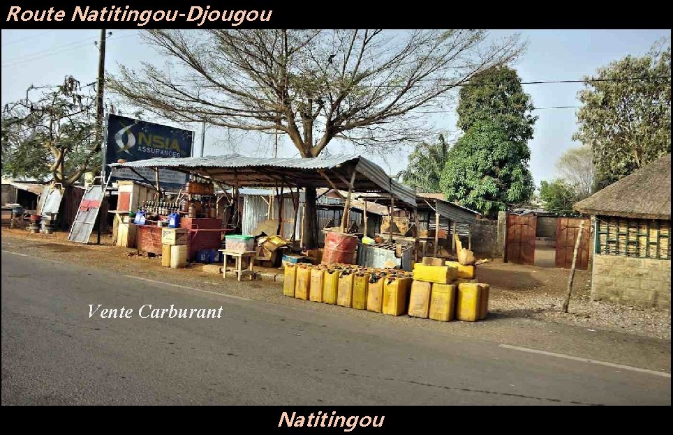 Route Natitingou-Djougou Vente Carburant Natitingou 