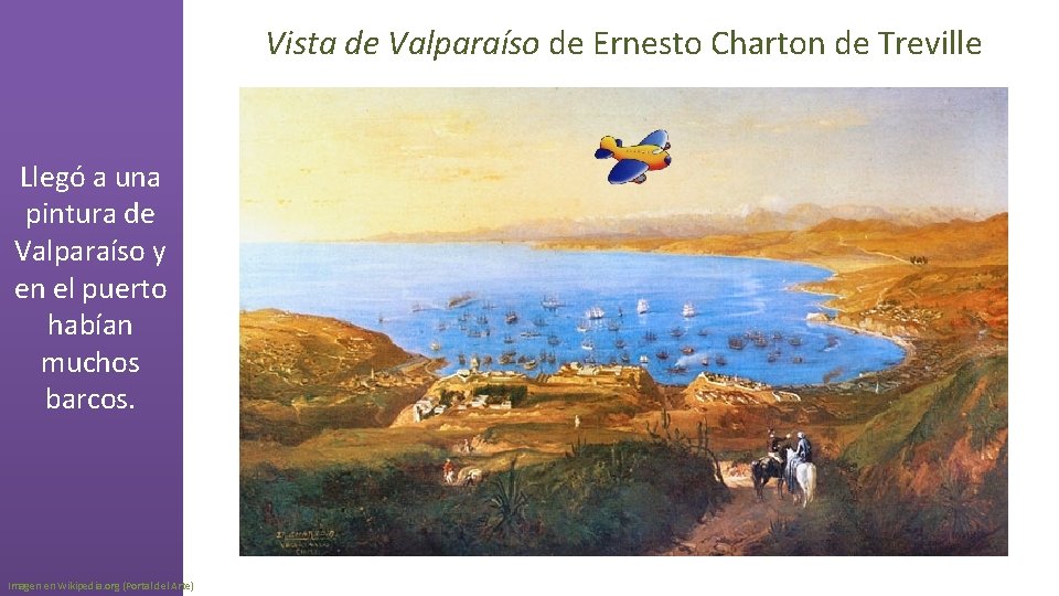 Vista de Valparaíso de Ernesto Charton de Treville Llegó a una pintura de Valparaíso