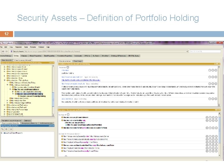 Security Assets – Definition of Portfolio Holding 12 