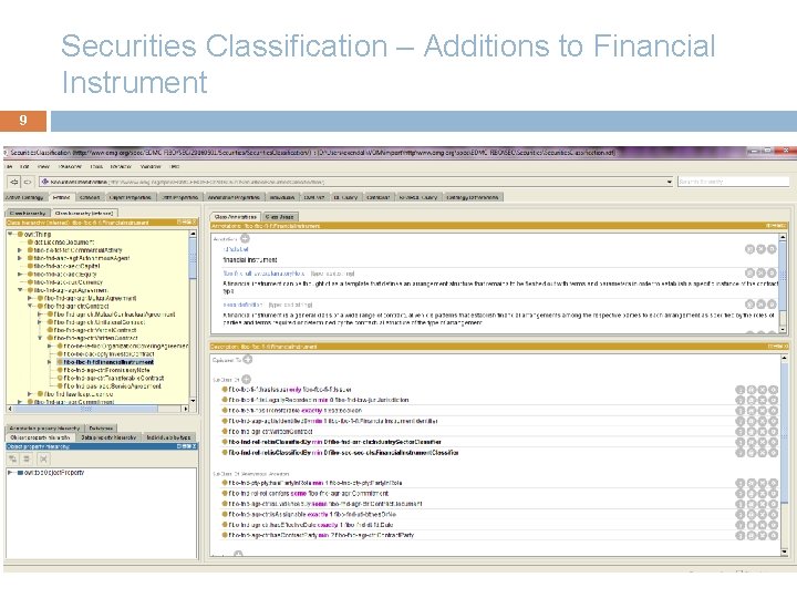 Securities Classification – Additions to Financial Instrument 9 
