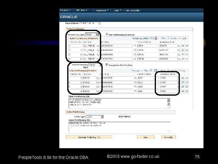 People. Tools 8. 54 for the Oracle DBA © 2015 www. go-faster. co. uk