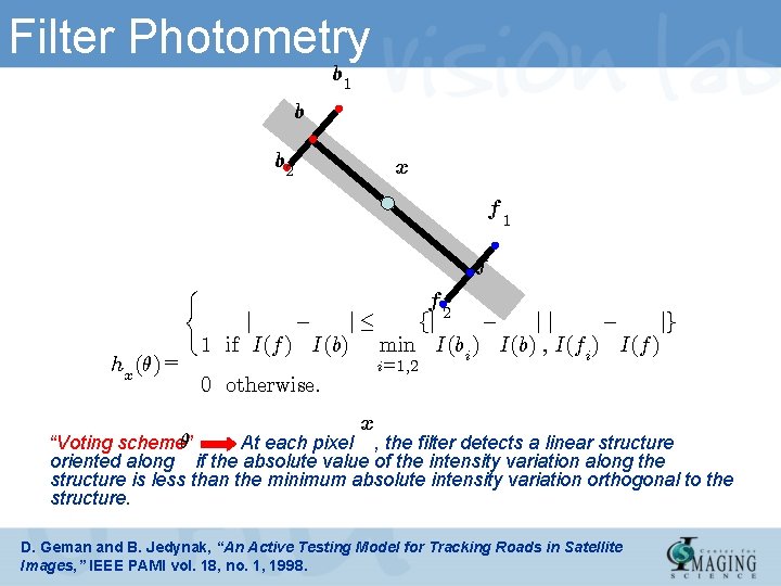 Filter Photometry b 1 b b 2 x f 1 f hx (µ) =