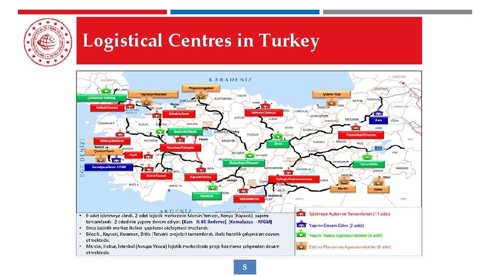 Logistical Centres in Turkey 8 