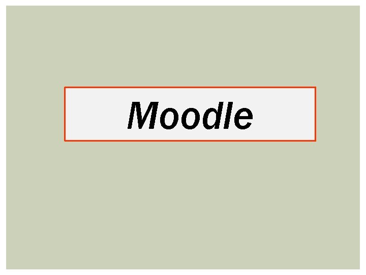 Moodle 