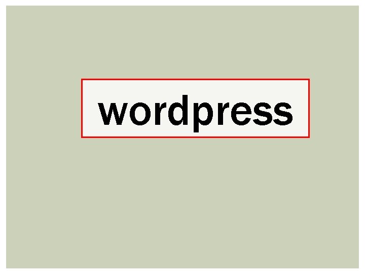 wordpress 