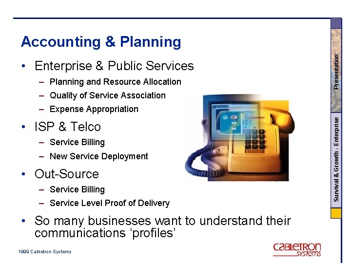  • Enterprise & Public Services – Planning and Resource Allocation Presentation Accounting &