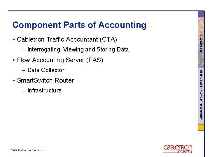  • Cabletron Traffic Accountant (CTA) – Interrogating, Viewing and Storing Data Presentation Component