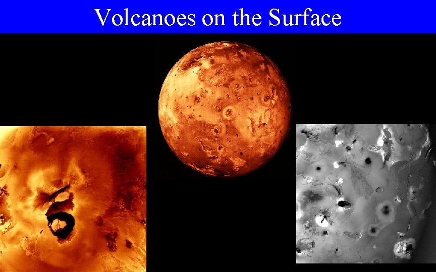 Volcanoes on the Surface 