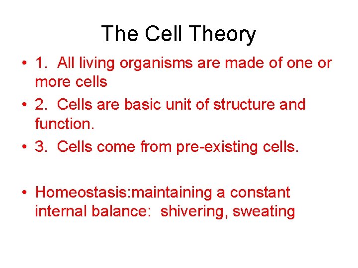 BIOLOGY Chapter 4 Cell Structure and Function The