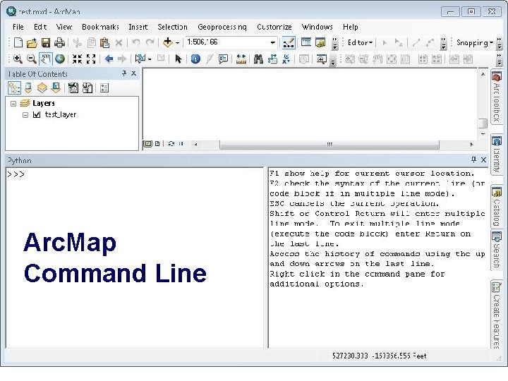 Arc. Map Command Line 