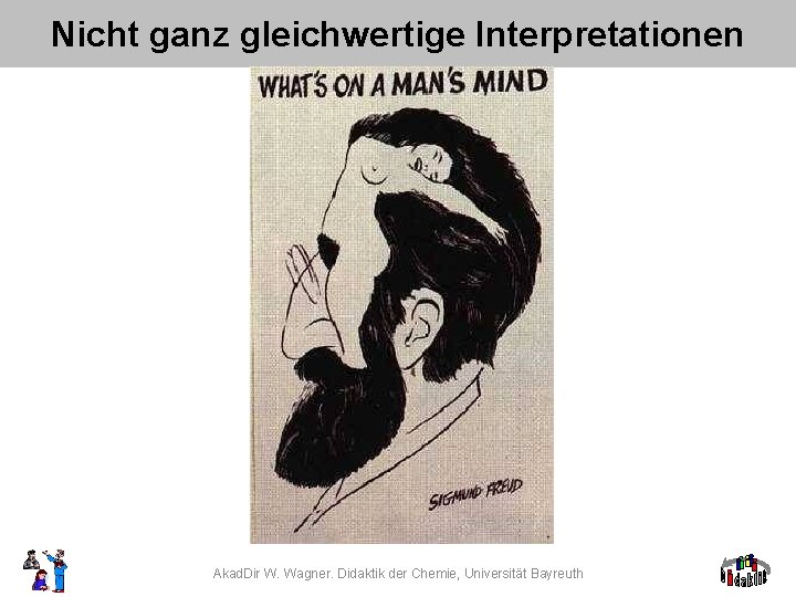 Nicht ganz gleichwertige Interpretationen Akad. Dir W. Wagner. Didaktik der Chemie, Universität Bayreuth 