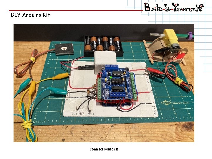 BIY Arduino Kit Connect Motor B 