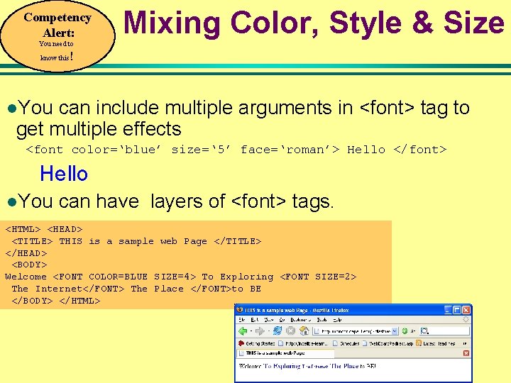 Competency Alert: You need to Mixing Color, Style & Size ! know this l. Competency Alert: You need to Mixing Color, Style & Size ! know this l.
