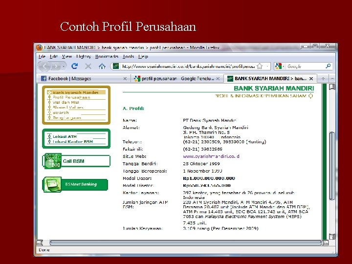 Contoh Profil Perusahaan 