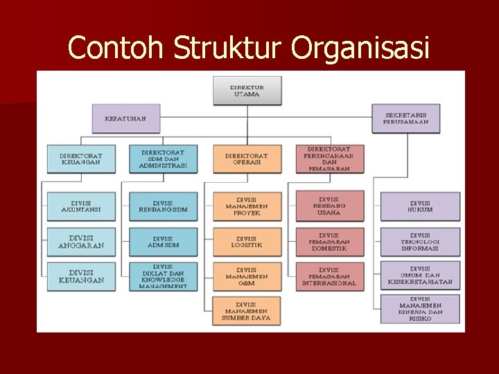 Contoh Struktur Organisasi 