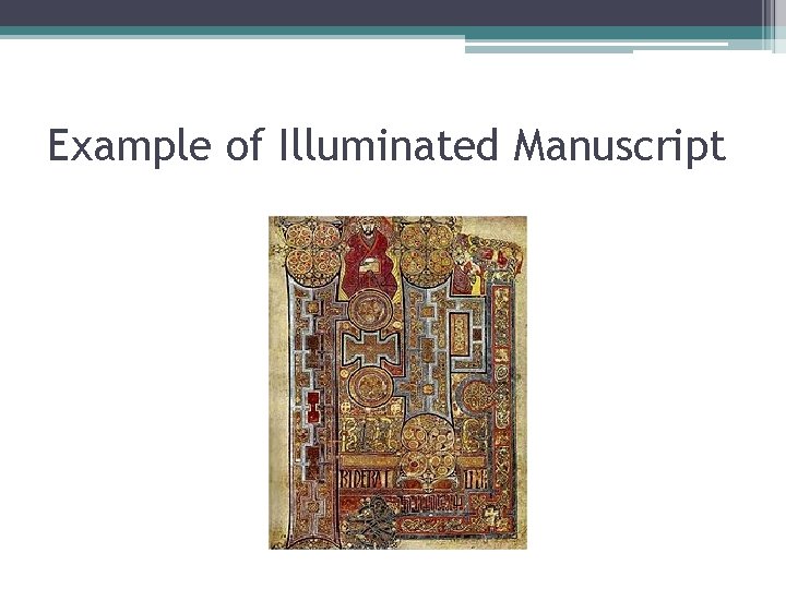 Example of Illuminated Manuscript 