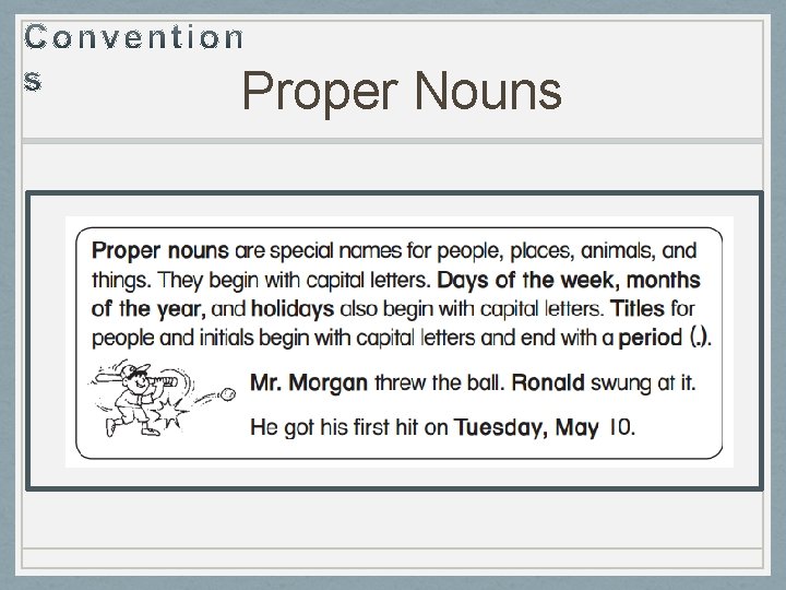 Proper Nouns 