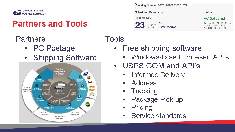 Partners and Tools Partners • PC Postage • Shipping Software Tools • Free shipping