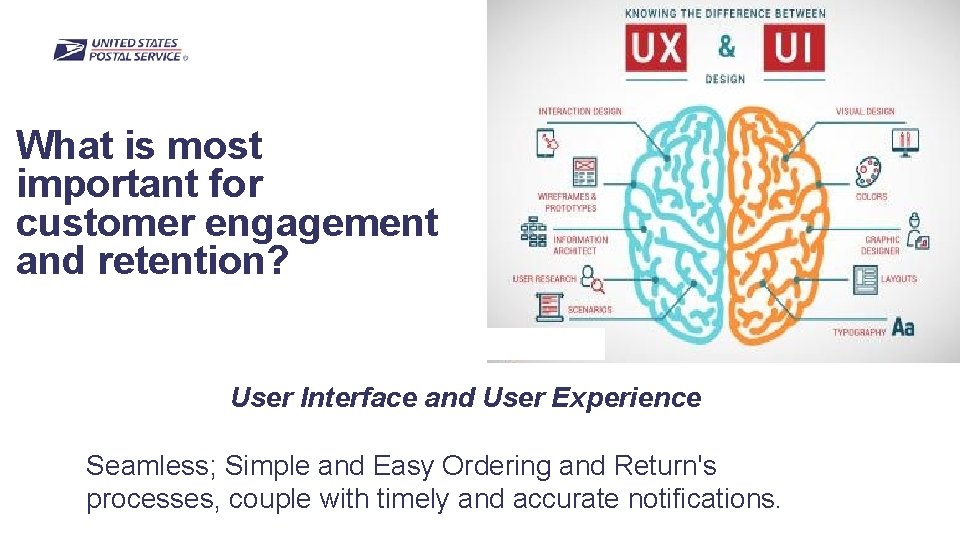 What is most important for customer engagement and retention? User Interface and User Experience