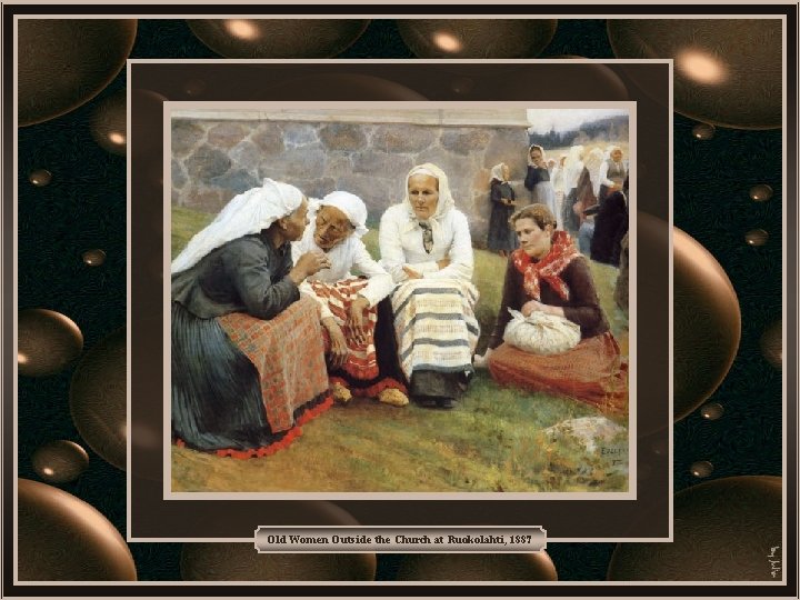 Old Women Outside the Church at Ruokolahti, 1887 