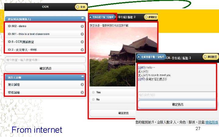 From internet 27 