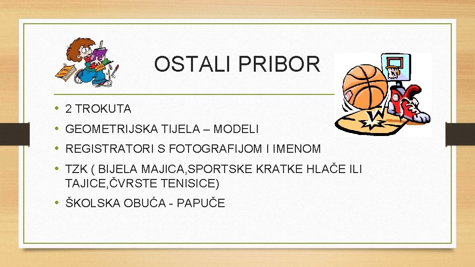 OSTALI PRIBOR • • 2 TROKUTA GEOMETRIJSKA TIJELA – MODELI REGISTRATORI S FOTOGRAFIJOM I