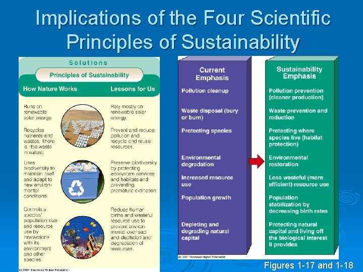 Implications of the Four Scientific Principles of Sustainability Figures 1 -17 and 1 -18