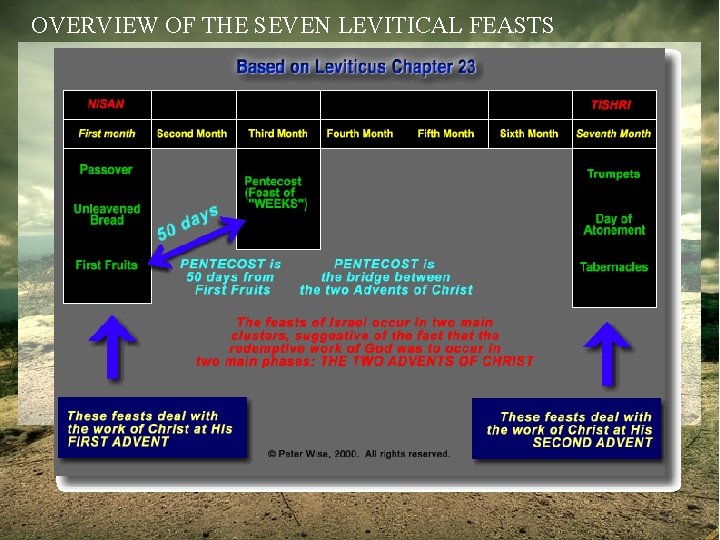 OVERVIEW OF THE SEVEN LEVITICAL FEASTS 