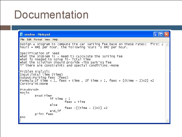 Documentation Documentation